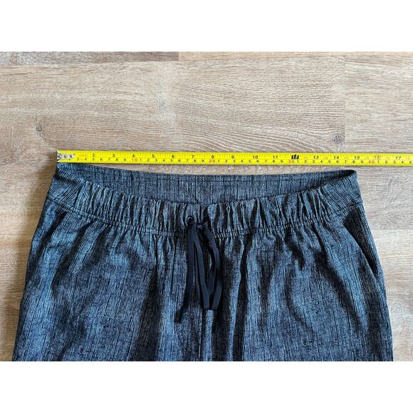 Lululemon Athletica Jet Crop Burlap Pattern Dune Relax Jogger Pants Women's Sz M - Picture 5 of 8
